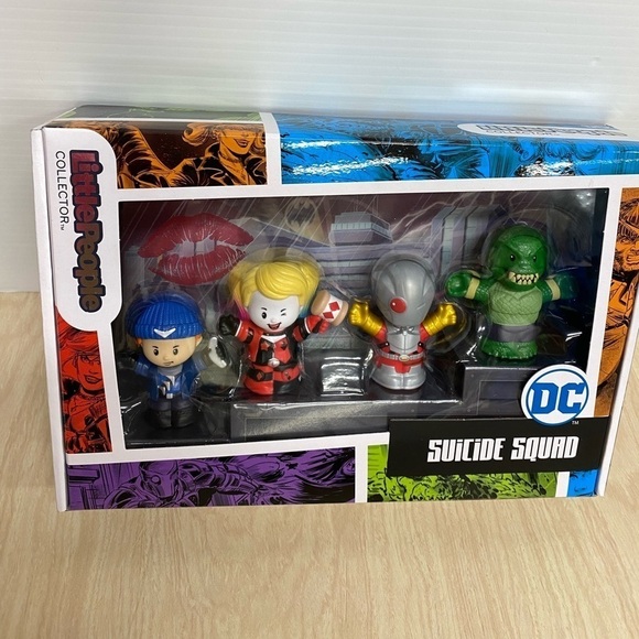 Fisher Price Little People DC Suicide Squad Collector Set NEW - Picture 1 of 7